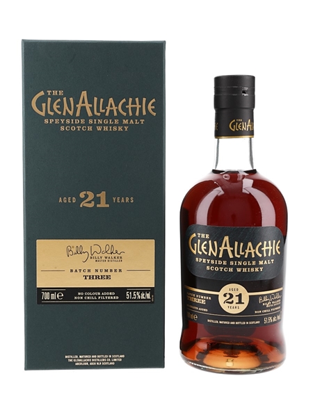 Glenallachie 21 Year Old Cask Strength Batch Number 3 70cl / 51.5%