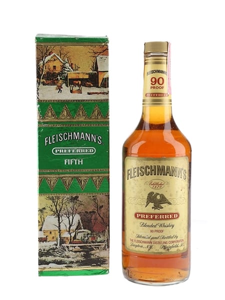 Fleischmann's Preferred Bottled 1970s 94.6cl / 45%
