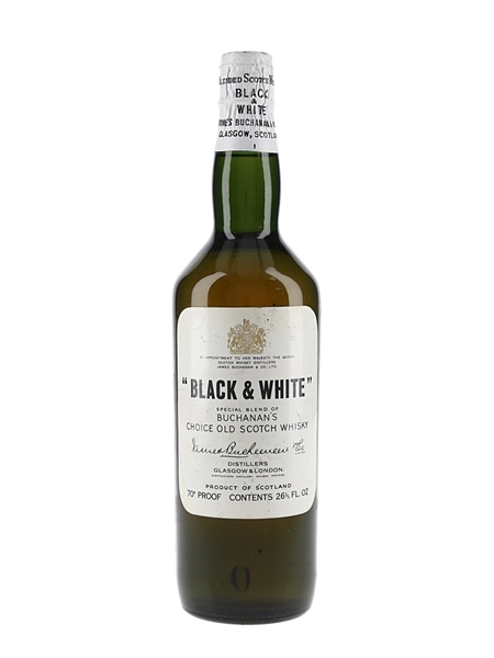 Buchanan's Black & White Spring Cap Bottled 1960s 75.7cl / 40%