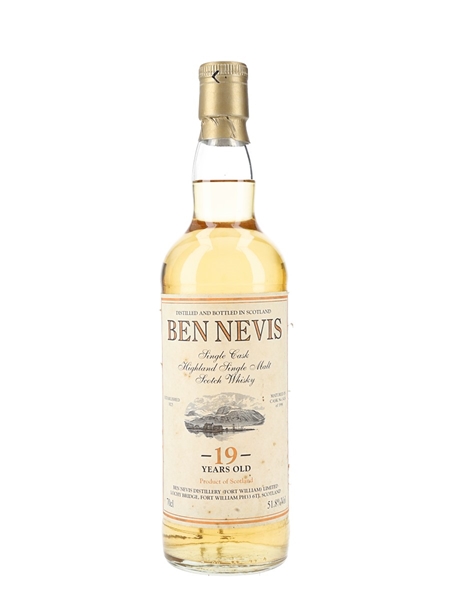 Ben Nevis 1996 19 Year Old Cask 1424 Bottled 2016 - Private Cask Bottling 70cl / 51.8%