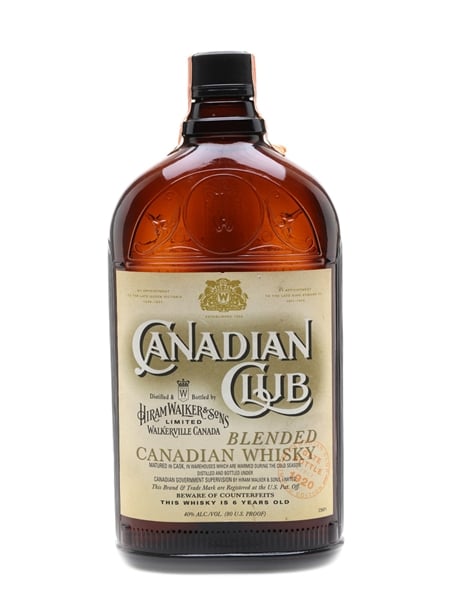 Canadian Club Gate Bottle 6 Year Old Hiram Walker - Replica 1920 75cl / 40%