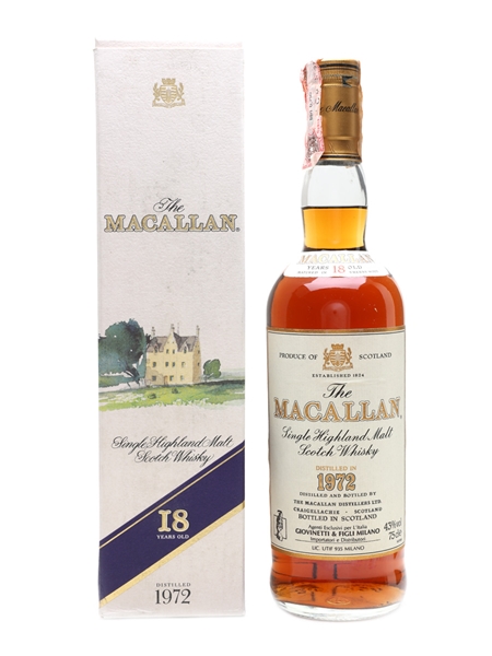 Macallan 1972 18 Year Old - Giovinetti 75cl / 43%