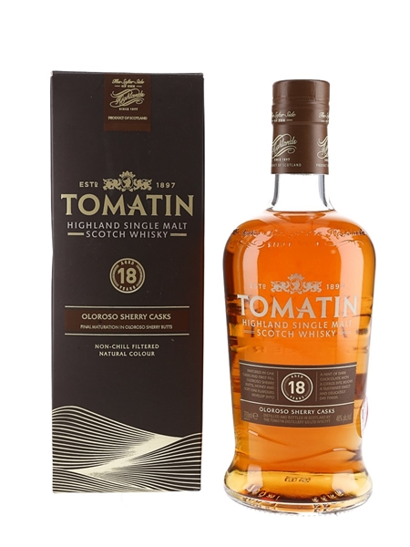 Tomatin 18 Year Old Oloroso Sherry Cask 70cl / 46%