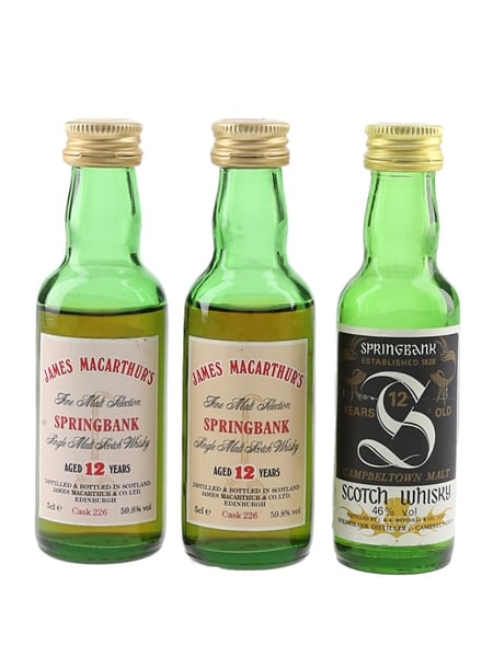 Springbank 12 Year Old  3 x 5cl
