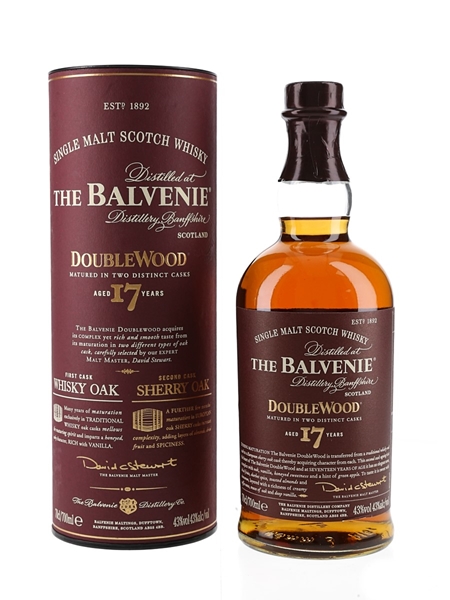 Balvenie 17 Year Old DoubleWood  70cl / 43%