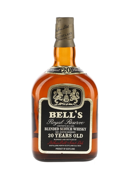 Bell's 20 Year Old Royal Reserve Bottled 1970s - Duty Free 75.2cl / 40%