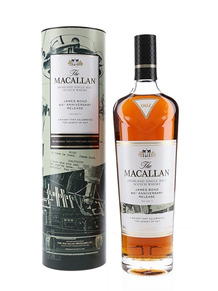 Macallan James Bond 60th Anniversary, Decade II 70cl / 43.7%