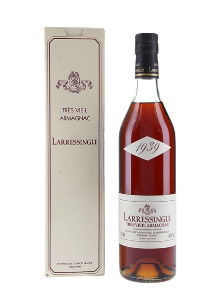 Larressingle 1939 Tres Vieil Armagnac  70cl / 40%