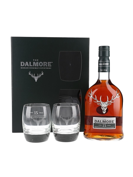 Dalmore 15 Year Old Glasses Pack 70cl / 40%