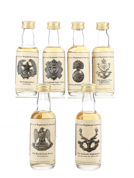 The Lost Regiment Collection Bottled 2000 - The Whisky Connoisseur 6 x 5cl / 40%