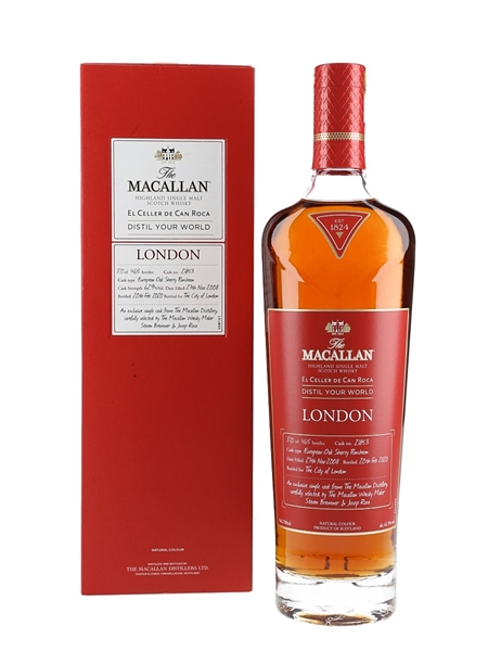 Macallan 2008 El Celler de Can Roca Distil Your World Bottled 2020 - London Edition 70cl / 62.9%