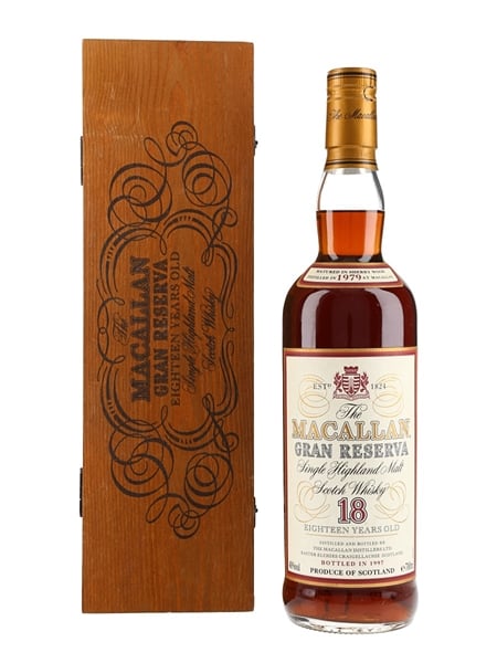Macallan 1979 18 Year Old Gran Reserva Bottled 1997 70cl / 40%