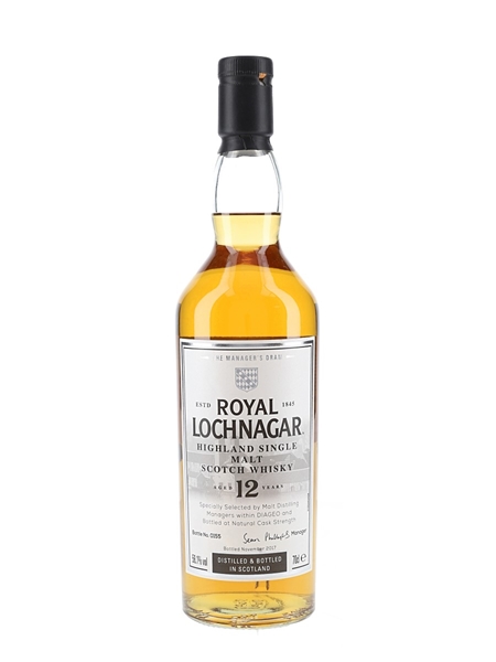 Royal Lochnagar 12 Year Old Bottled 2017 - Manager's Dram 70cl / 58.1%