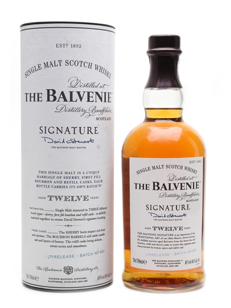 Balvenie Signature 12 Year Old Batch #1 70cl / 40%