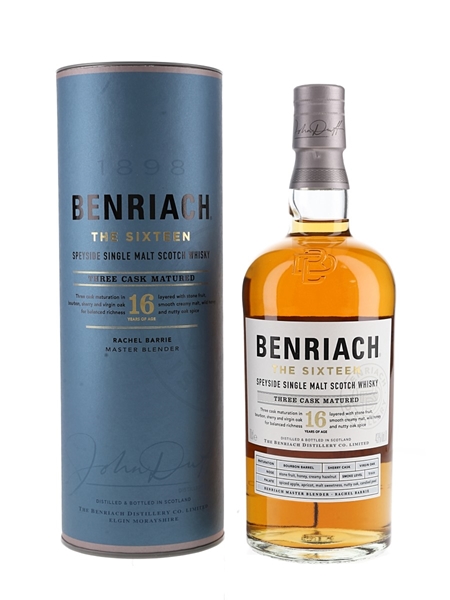 Benriach 16 Year Old Bottled 2023 - Three Cask Matured 70cl / 43%