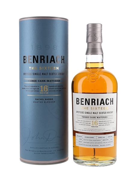 Benriach 16 Year Old Bottled 2023 - Three Cask Matured 70cl / 43%