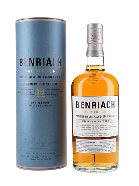 Benriach 16 Year Old Bottled 2023 - Three Cask Matured 70cl / 43%