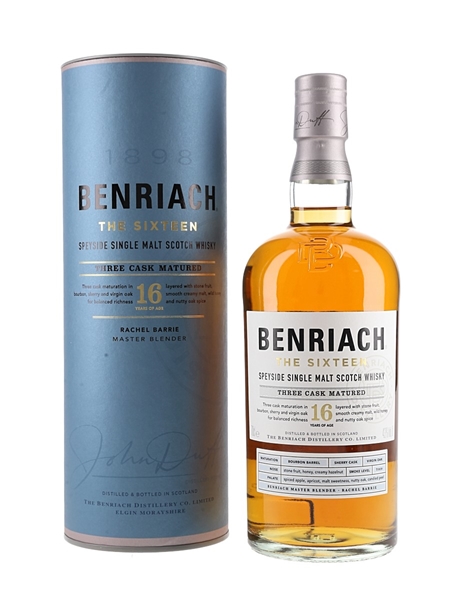 Benriach 16 Year Old Bottled 2023 - Three Cask Matured 70cl / 43%