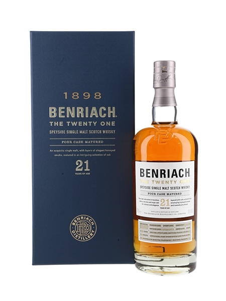 Benriach 21 Year Old Four Cask Matured Bottled 2023 70cl / 46%