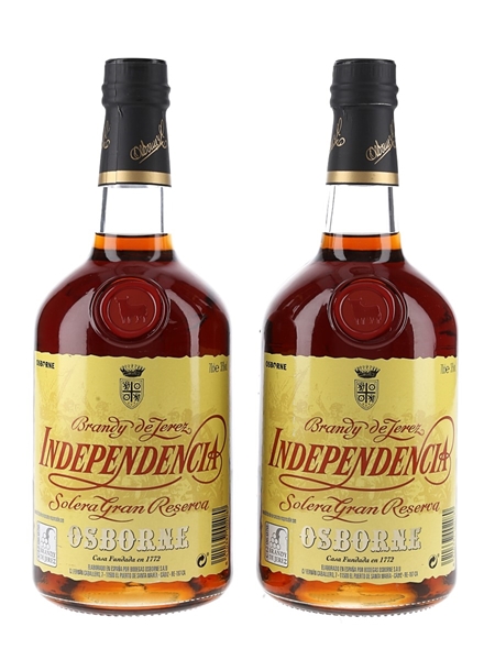 Osborne Independencia Brandy Solera Gran Reserva 2 x 70cl / 36%