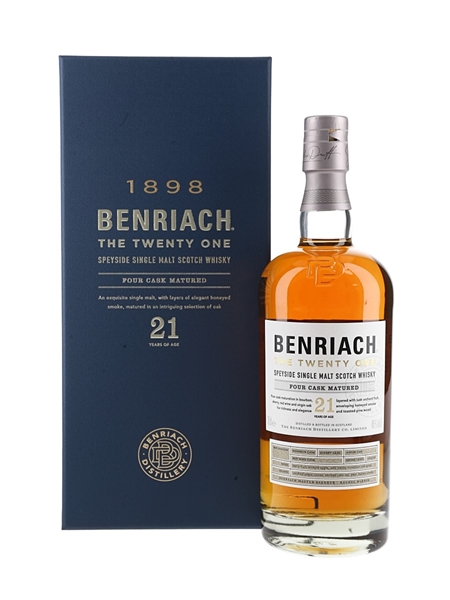 Benriach 21 Year Old Four Cask Matured Bottled 2023 70cl / 46%