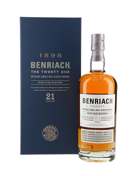 Benriach 21 Year Old Four Cask Matured Bottled 2023 70cl / 46%