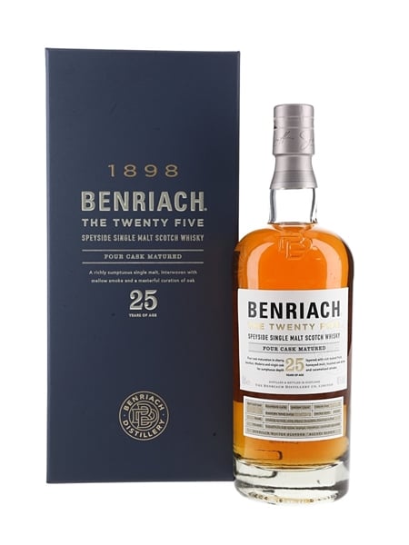 Benriach 25 Year Old Bottled 2023 - Four Cask Matured 70cl / 46%