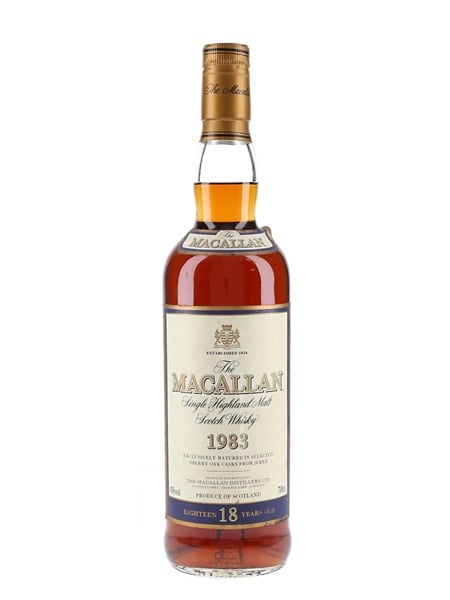Macallan 1983 18 Year Old  70cl / 43%