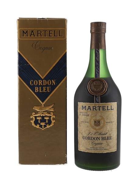 Martell Cordon Bleu Bottled 1970s - Numbered Bottle 68cl / 40%