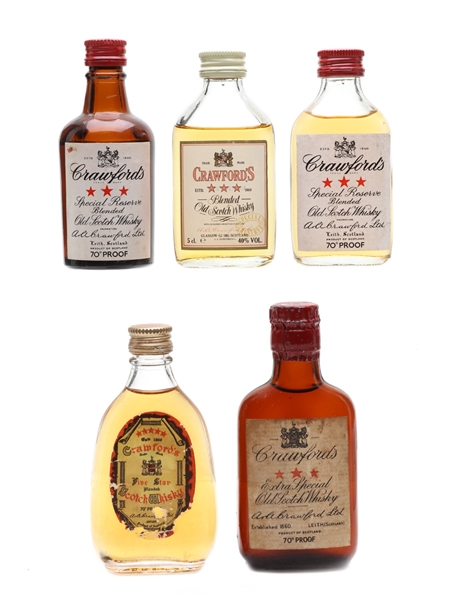 Crawford's  5 x 5cl