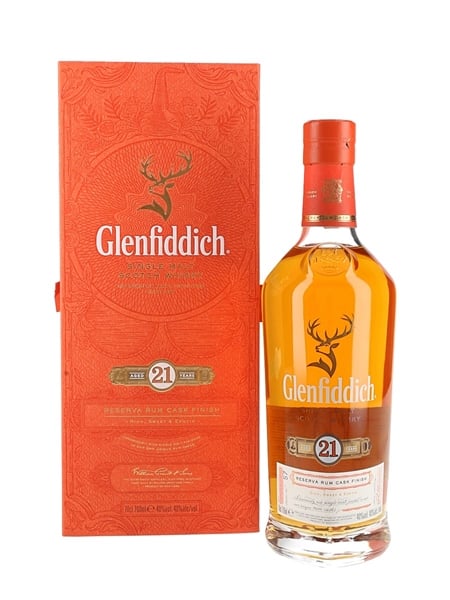 Glenfiddich 21 Year Old Reserva Rum Cask Finish 70cl / 40%