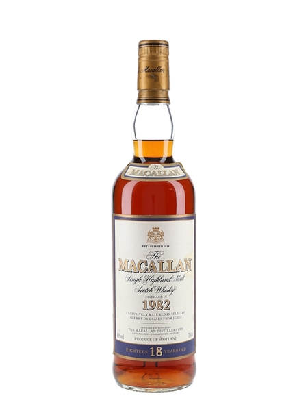Macallan 1982 18 Year Old  70cl / 43%
