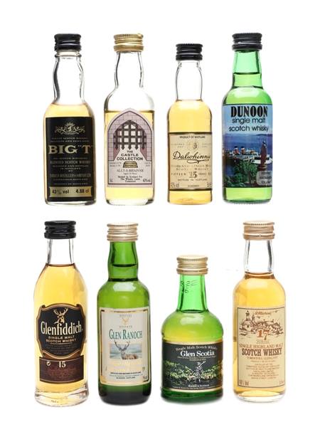 Assorted Whiskies 5cl x 8 