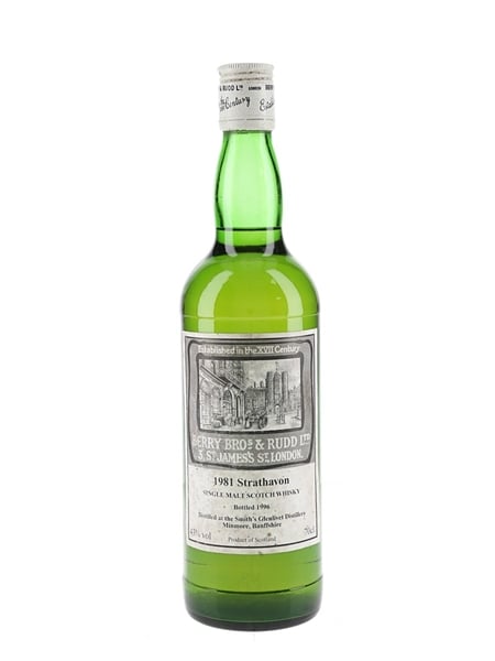 Strathavon 1981 Bottled 1996 - Berry Bros & Rudd 70cl / 43%