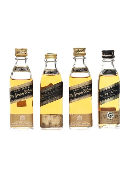 Johnnie Walker Black Label  4 x 5cl