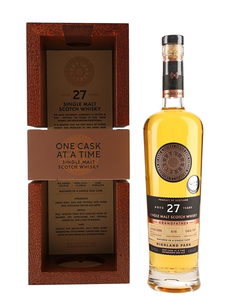 Highland Park 1996 27 Year Old Grandfather 70cl / 43.4%