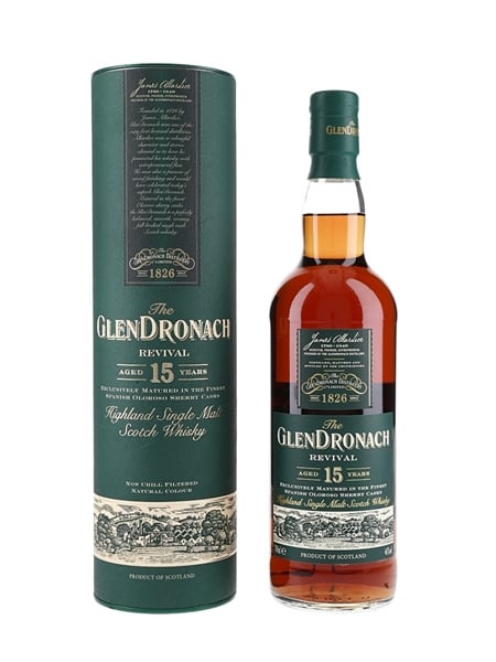 Glendronach 15 Year Old Revival Bottled 2014 70cl / 46%