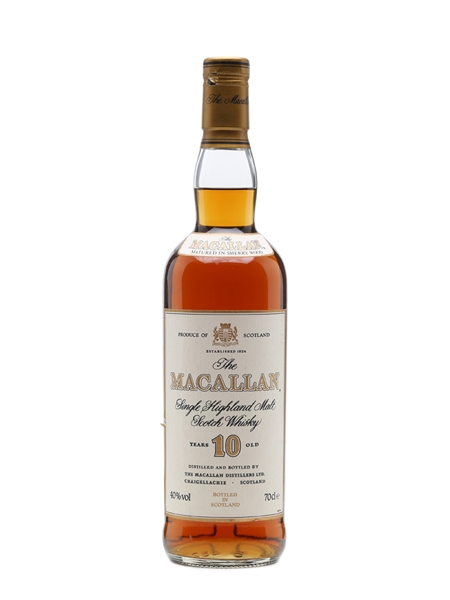 Macallan 10 Years Old Bottled 1990s 70cl / 40%