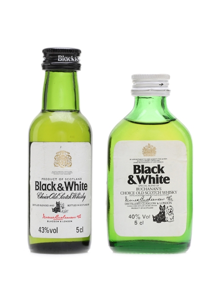 Black & White  2 x 5cl