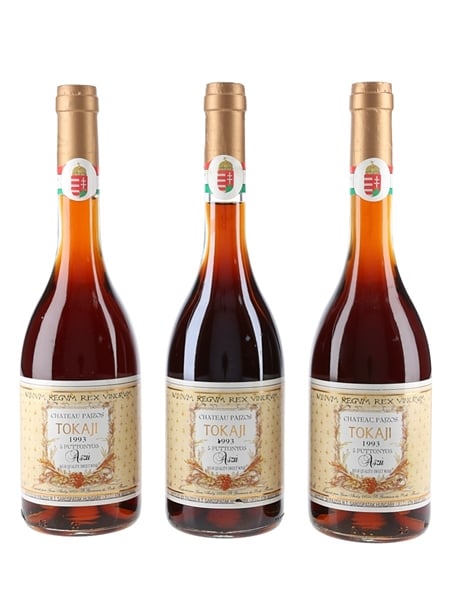 1993 Chateau Pajzos Tokaji Aszu 5 Puttonyos 3 x 50cl / 12%