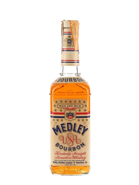 Medley Rich And Mild Kentucky Straight Bourbon Bottled 1970s 75cl / 43%