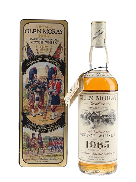 Glen Moray 1965 25 Year Old Scotland's Historic Highland Regiments - ANA 75cl / 43%