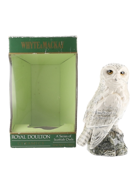Beneagles Snowy Owl Decanter Whyte & Mackay's Bottled 1980s - Royal Doulton 20cl / 40%