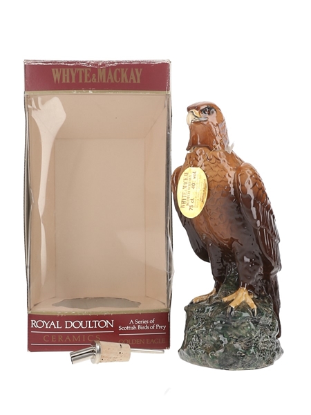 Whyte & Mackay Golden Eagle Bottled 1980s - Ceramic Decanter 75cl / 40%
