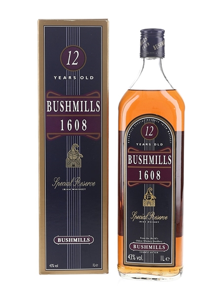 Bushmills 12 Year Old 1608 Special Reserve  100cl / 43%