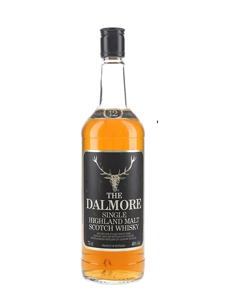 Dalmore 12 Year Old Bottled 1980s - Whyte & Mackay Distillers Ltd 75cl / 40%