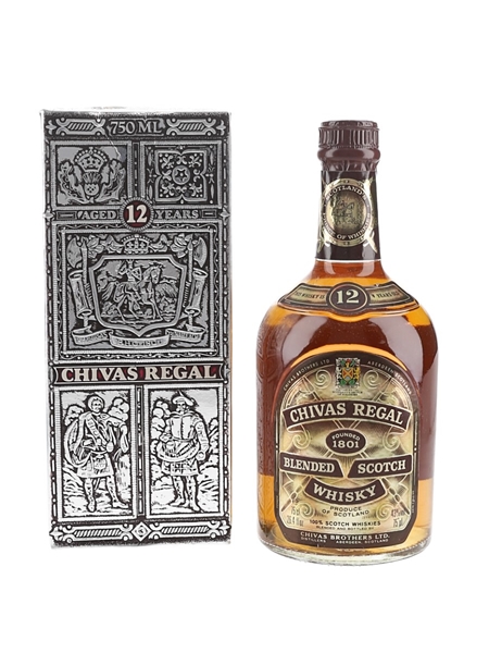 Chivas Regal 12 Year Old Bottled 1970s-1980s 75cl / 43%