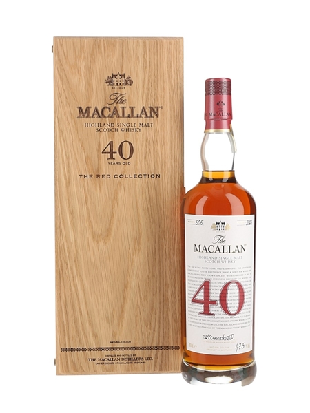 Macallan 40 Year Old The Red Collection Bottled 2023 70cl / 47.5%