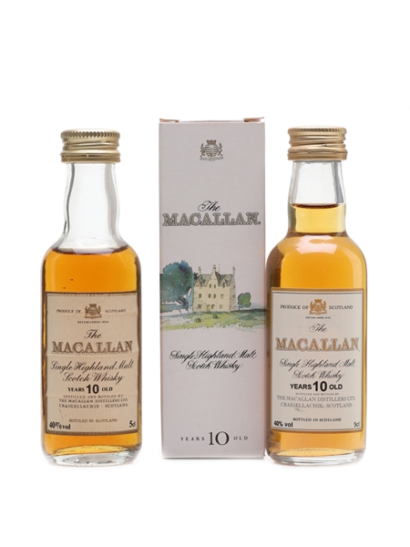 Macallan 10 Year Old  2 x 5cl