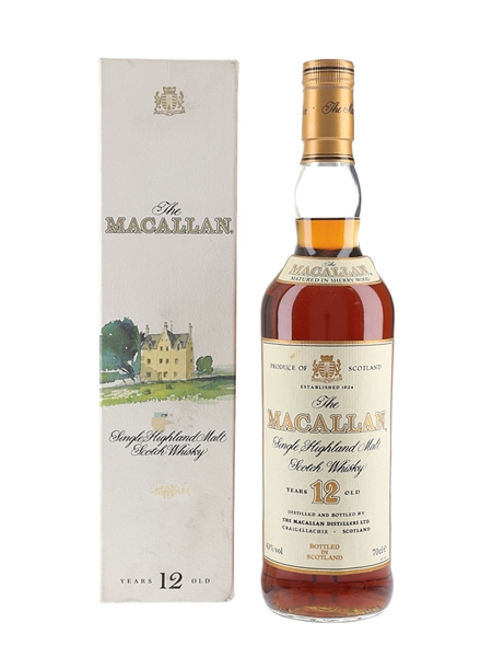 Macallan 12 Year Old Bottled 1990s 70cl / 43%